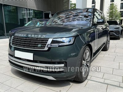 Rental in Nice airport the car Land Rover Range Rover D350 Autobiography 2022