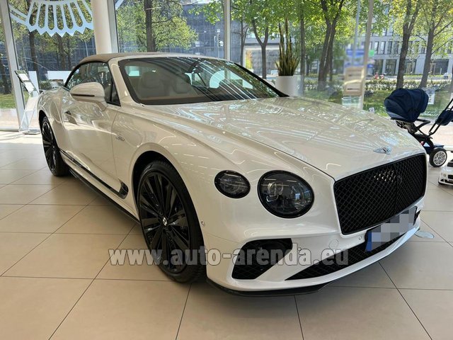 Rental Bentley GTC W12 Speed 2022 in Marseille Provence airport