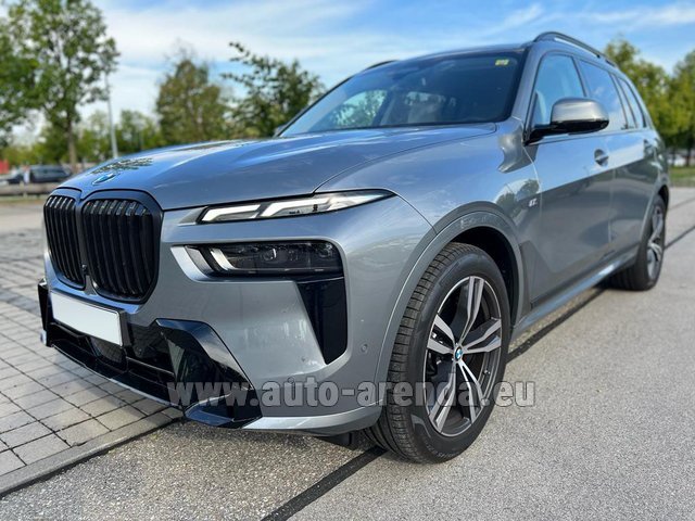 Rental BMW X7 40d XDrive High Executive M Sport (new model, 5+2 seats) in French Riviera