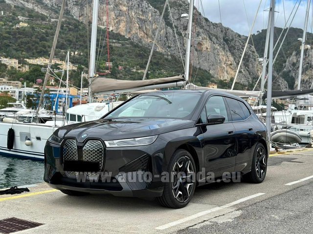 Rental BMW iX xDrive40 Electric in French Riviera