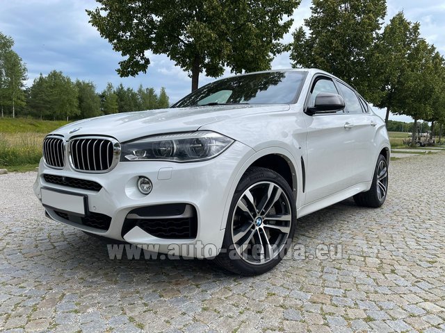 Rental BMW X6 M50d M-SPORT INDIVIDUAL (2019) in French Riviera