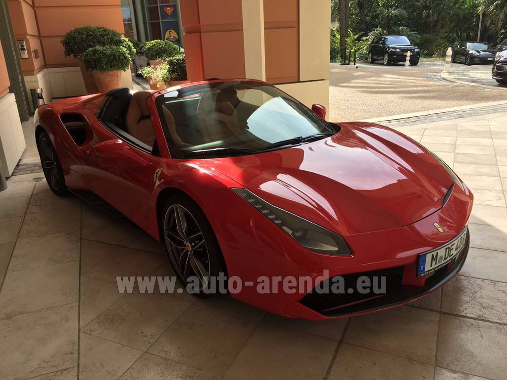 Rent The Ferrari 4 Gtb Spider Cabrio Car In France