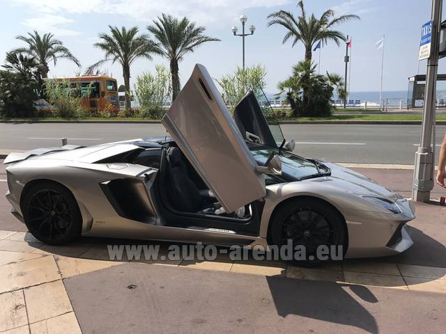 Rental Lamborghini Aventador LP 700-4 in Marseille Provence airport