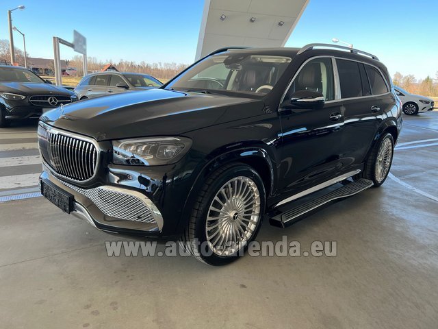 Rental Maybach GLS 600 E-ACTIVE BODY CONTROL Black in French Riviera
