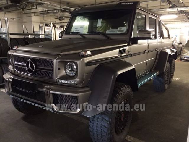 Rental Mercedes-Benz G 63 AMG 6x6² in Marseille Provence airport