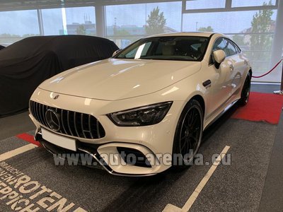Rental in Nice airport the car Mercedes-Benz AMG GT 63 S 4-Door Coupe 4Matic+