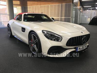 Rental in Nice airport the car Mercedes-Benz GT-C AMG 6.3