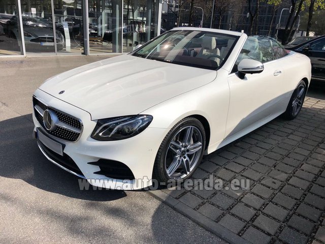 Rental Mercedes-Benz E-Class E 300 Cabriolet equipment AMG in Toulouse