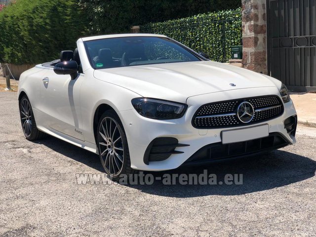 Rental Mercedes-Benz E-Class E450 Cabriolet AMG equipment petrol in French Riviera