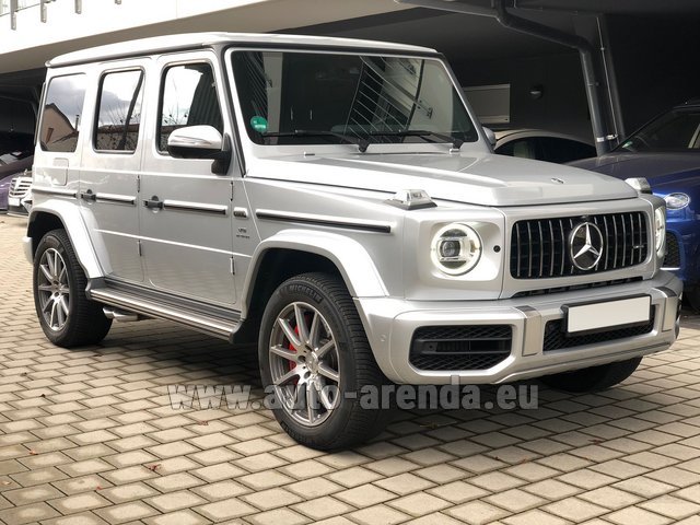 Rental Mercedes-Benz G 63 AMG in Moutiers