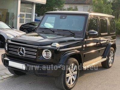 Rental in Nice airport the car Mercedes-Benz G-Class G500 Exclusive Edition