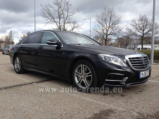 Трансфер из Куршевеля в Женеву на автомобиле Mercedes-Benz S350 Long 4MATIC комплектация AMG