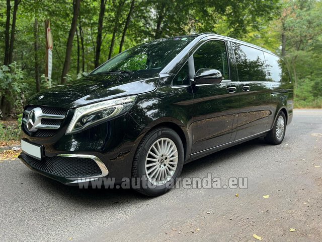 Rental Mercedes-Benz V-Class (Viano) V300d extra Long (1+7 pax) in French Riviera
