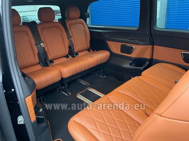 Rental Mercedes-Benz V300d 4Matic EXTRA LONG (1+7 pax) AMG equipment in Aussois