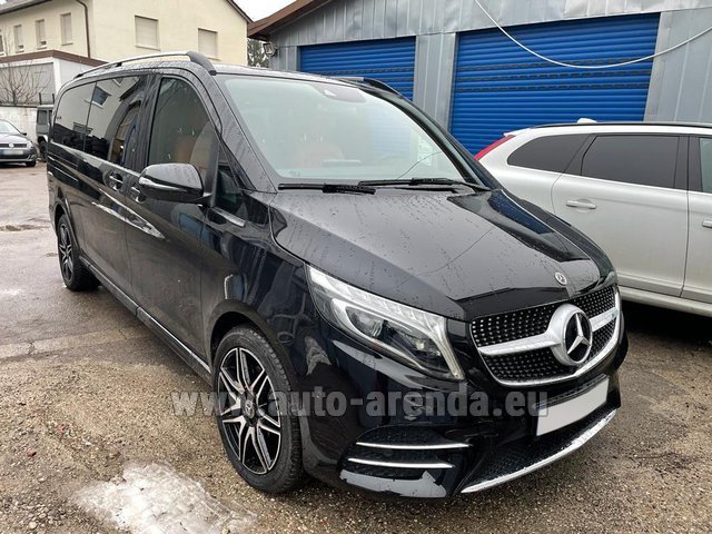 Transfer from Courchevel Altiport (Airport) to Courchevel by Mercedes-Benz V300d 4Matic EXTRA LONG (1+7 pax) AMG equipment car