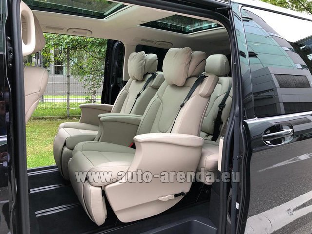 Rental Mercedes-Benz V300d 4MATIC EXCLUSIVE Edition Long LUXURY SEATS AMG Equipment in Brides-les-Bains