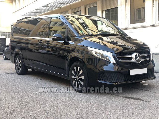Rental Mercedes-Benz V-Class (Viano) V 300d extra Long (1+7 pax) AMG Line in Antibes