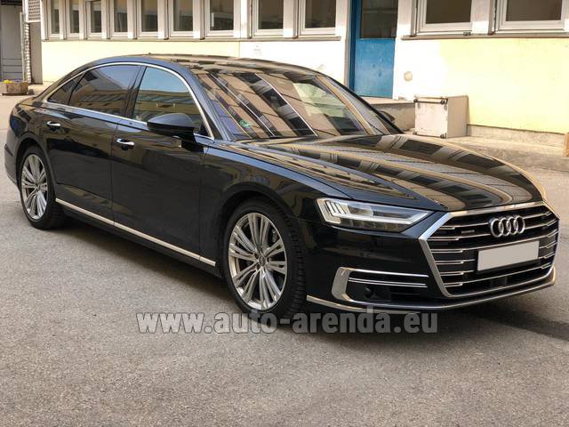 Transfer from Lyon-Saint Exupery Airport to Courchevel by Audi A8 Long 50 TDI Quattro car