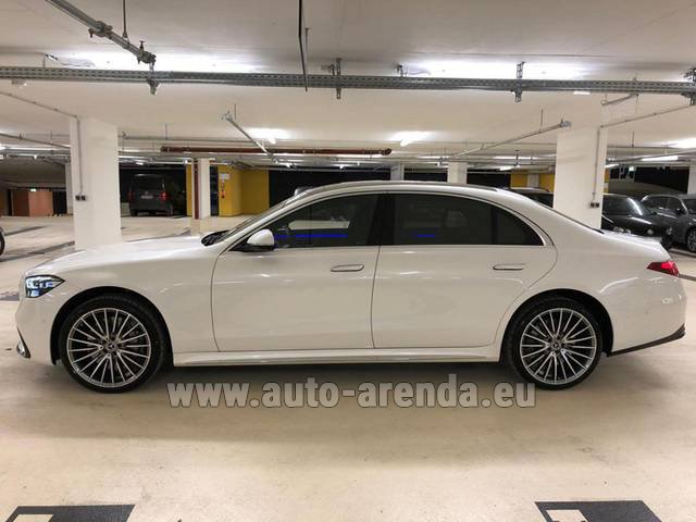 Transfer from Annecy to Courchevel by Mercedes S500 Long 4MATIC AMG equipment car