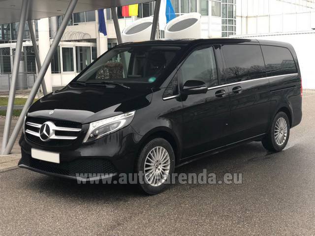 Transfer from Courchevel to Lyon-Saint Exupery Airport by Mercedes VIP V250 4MATIC AMG equipment (1+6 Pax) car